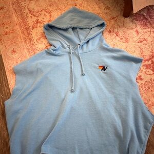 Aviator nation logo sleeveless logo sweatshirt